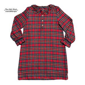 Vineyard Vines Sz M Holiday Plaid Flannel Nightgown